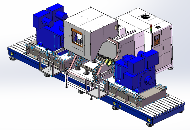 Dual-Motor Test Bench Assembly Test Chamber
